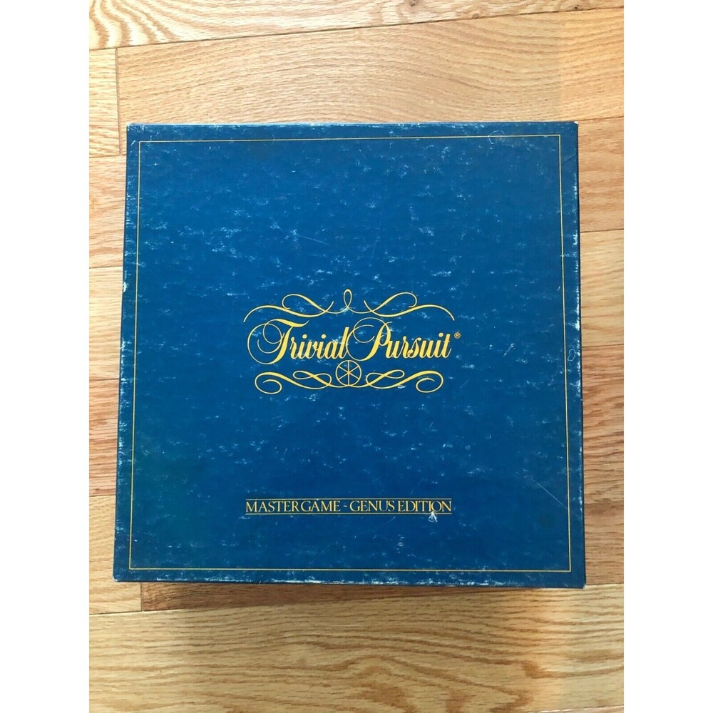 Trivial Pursuit Master Game Genus Edition 1981 Genius Trivia Original Vintage
